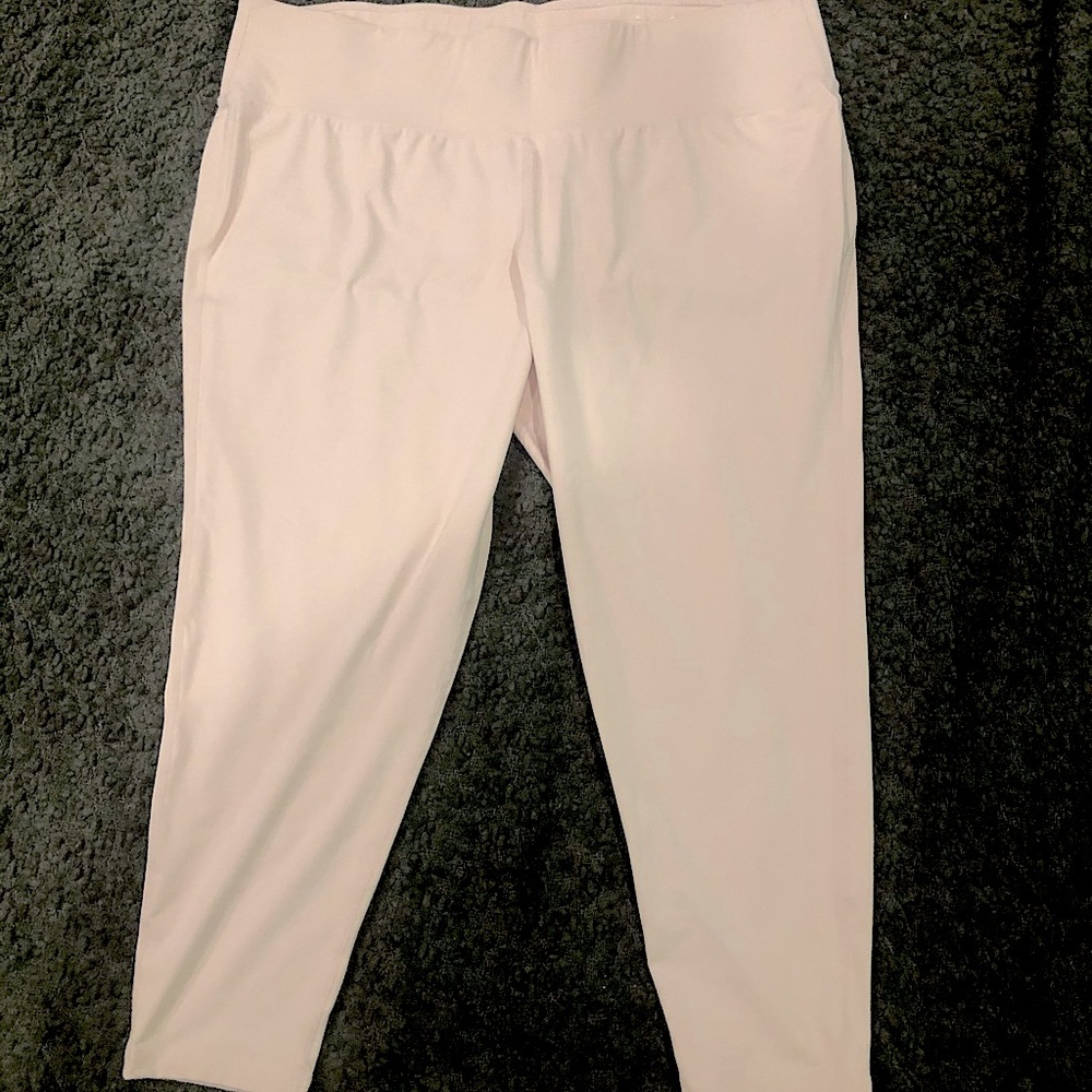 Pale pink Lane Bryant LIVI 7/8 leggings